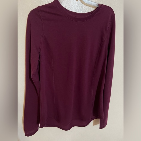 Women's Crop Long Sleeves Workout Tops Sports Shirts Avía LS Performance Tee - Picture 9 of 12